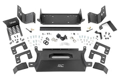 Rough Country Hidden Winch Mounting Plate - 51065 - WINCH MOUNT PLATE from Black Patch Performance