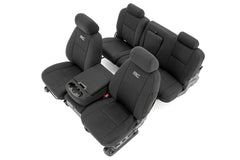 Rough Country Neoprene Seat Covers - 91033 - SEAT COVER from Black Patch Performance