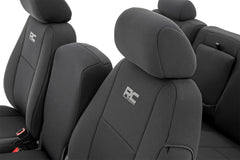 Rough Country Neoprene Seat Covers - 91033 - SEAT COVER from Black Patch Performance