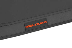 Rough Country Soft Tri-Fold Tonneau Bed Cover - 41509550 - TONNEAU COVER from Black Patch Performance