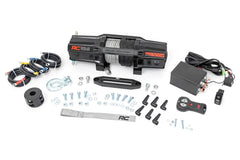 Rough Country Electric Winch - RS6500SA - Black Patch Performance - ROUGRS6500SA