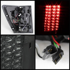 07-10 Jeep Grand Cherokee Tail Light Set - Black Patch Performance - SPYD5070227