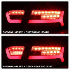 09-12 Audi A6 Tail Light Set - Black Patch Performance - SPYD5085191