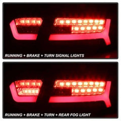 09-12 Audi A6 Tail Light Set - Black Patch Performance - SPYD5085191