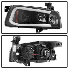 06-10 Dodge Charger Headlight Set - Black Patch Performance - SPYD5085245