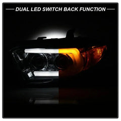16-18 Toyota Tacoma Headlight Set - Black Patch Performance - SPYD5085825