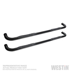 Westin 23-4125 E-Series 3 Round Nerf Step Bars - Body from Black Patch Performance