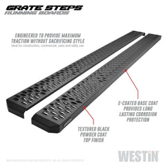 Westin 27-74765 Grate Steps Running Boards - Body from Black Patch Performance
