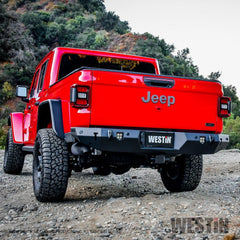 Westin 59-82075 WJ2 Rear Bumper - Body from Black Patch Performance