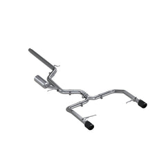 MBRP Exhaust 3" Cat Back, Dual Split Rear,with Carbon Fiber Tips T304 - Exhaust from Black Patch Performance