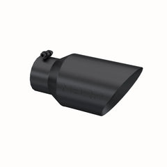 MBRP Exhaust T5072BLK Tip; 6in. O.D. Dual Wall Angled 4in. inlet 12in. Length. BLK. - MBRP Exhaust - Exhaust