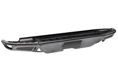 RBS Rear Bumper - License Plate Mount/Brushed Aluminum Skid Plate - 1.79 in - 0.095 in Wall Tubing - 2014-2021 Toyota Tundra with Factory Hitch - Gloss Black - Body from Black Patch Performance