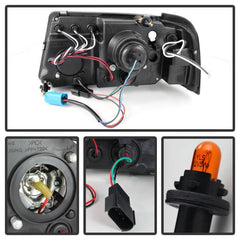 01 - 11 Ford Ranger Headlight Set - Black Patch Performance - SPYD5078476