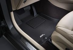 02 - 07 Subaru Impreza Floor Mat Set - Front - Black Patch Performance - 3DMAL1SB01011509