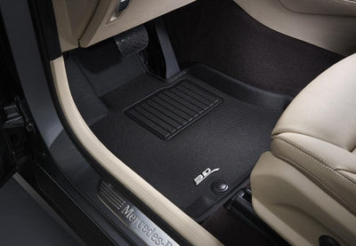 02 - 07 Subaru Impreza Floor Mat Set - Front - Black Patch Performance - 3DMAL1SB01011509
