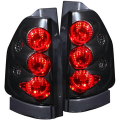 0208 ENVOY TAIL LIGHTS BLACK - Black Patch Performance - ANZO211093