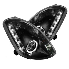 03 - 04 INFINITI G35 Headlight Set - Black Patch Performance - SPYD5031747