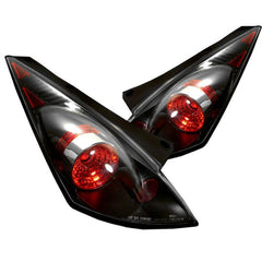 03 - 05 Nissan 350Z Tail Light Set - Black Patch Performance - SPYD5006684
