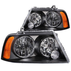 03 - 06 Lincoln Navigator Headlight Set - Black Patch Performance - ANZO111045