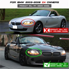 03 - 08 BMW Z4 Headlight Set - Black Patch Performance - SPYD5029683