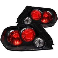 0306 LANCER TAILLIGHTS BLACK DRIVER/PASSENGER - Black Patch Performance - ANZO221086