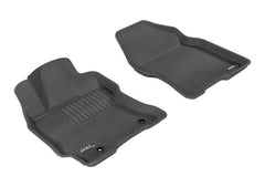 04 - 09 Toyota Prius Base Floor Mat Set - Front - Black Patch Performance - 3DMAL1TY14511509