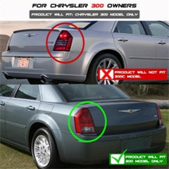 05 - 07 Chrysler 300 Tail Light Set - Black Patch Performance - SPYD5083326