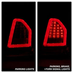 05 - 07 Chrysler 300 Tail Light Set - Black Patch Performance - SPYD5083326