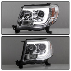 05 - 11 Toyota Tacoma Headlight Set - Black Patch Performance - SPYD5084668