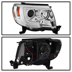 05 - 11 Toyota Tacoma Headlight Set - Black Patch Performance - SPYD5084668