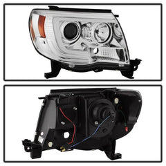 05 - 11 Toyota Tacoma Headlight Set - Black Patch Performance - SPYD5084668