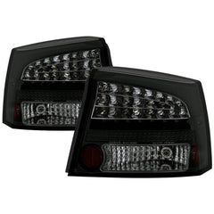 06 - 08 Dodge Charger Tail Light Set - Black Patch Performance - SPYD5084408