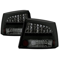 06 - 08 Dodge Charger Tail Light Set - Black Patch Performance - SPYD5084408