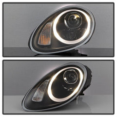 06 - 08 Porsche Cayman Headlight Set - Black Patch Performance - SPYD5083197