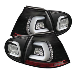 06 - 09 Volkswagen Rabbit Tail Light Set - Black Patch Performance - SPYD5073792