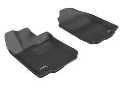06 - 12 Ford Fusion Floor Mat Set - Front - Black Patch Performance - 3DMAL1FR01311509
