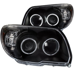 0609 4RUNNER PROJECTOR HEADLIGHTS W/UBAR BLACK CLEAR DRIVER/PASSENGER - Black Patch Performance - ANZO111320