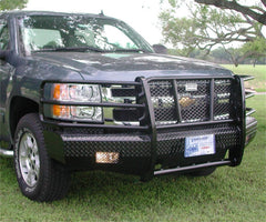 07 - 13 Chevrolet Silverado 1500 Bumper - Front - Black Patch Performance - RANCFSC08HBL1