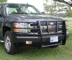 07 - 13 Chevrolet Silverado 1500 Bumper - Front - Black Patch Performance - RANCFSC08HBL1