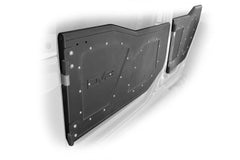 07 - 18 Jeep JK Rock Doors; Plated Steel; Front - Black Patch Performance - DV8ORDSTTB01F