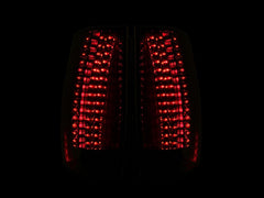 0711 CADILLAC ESCALADE/ESCALADE HYBRID LED TAILLIGHTS ALL CHROME DRIVE/PASS - Black Patch Performance - ANZO321287