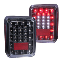 0715 WRANGLER JK 2014 WRANGLER JK LED BLACK TAILLIGHTS DRIVER/PASSENGER - Black Patch Performance - ANZO311212