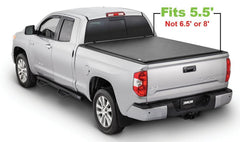 0721 TUNDRA 5.5FT BED W/O DECK RAILS LOROLL - Black Patch Performance - TONNLR5010