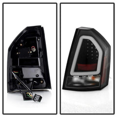 08 - 10 Chrysler 300 Tail Light Set - Black Patch Performance - SPYD5083388