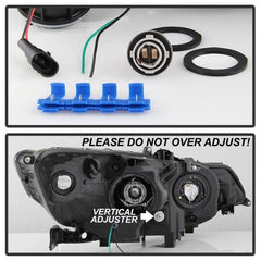 09 - 14 Acura TSX Headlight Set - Black Patch Performance - SPYD9042218