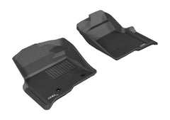 10 - 14 Ford F - 150 (Crew Cab Pickup/Standard Cab Pickup) Floor Mat Set - Front - Black Patch Performance - 3DMAL1FR07211509