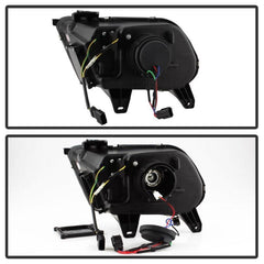 10 - 14 Ford Mustang Headlight Set - Black Patch Performance - SPYD5085429
