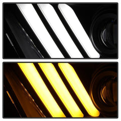 10 - 14 Ford Mustang Headlight Set - Black Patch Performance - SPYD5085429