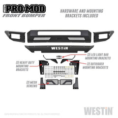 WES Pro-Mod Bumpers - Bumpers, Grilles & Guards from Black Patch Performance