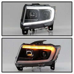 11 - 13 Jeep Grand Cherokee Headlight Set - Black Patch Performance - SPYD5085795